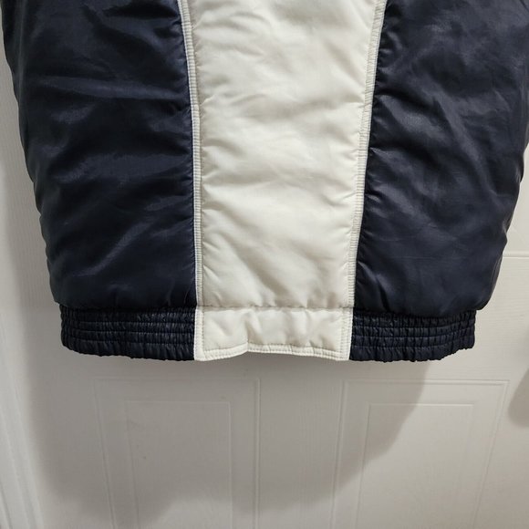 Vintage Golden Collection Pioneer Wear Women's Puffer Ski Vest Blue White Sz XL - Picture 10 of 15